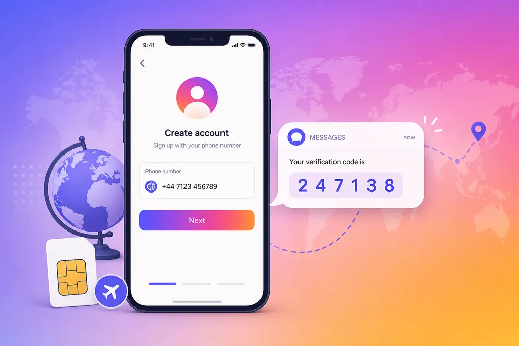 用海外号接收 Instagram 短信验证码
